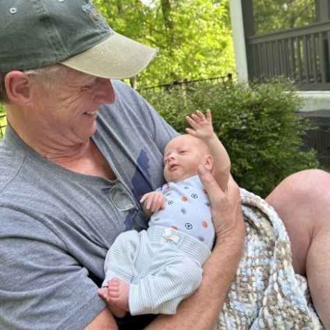 Paul and baby grandson